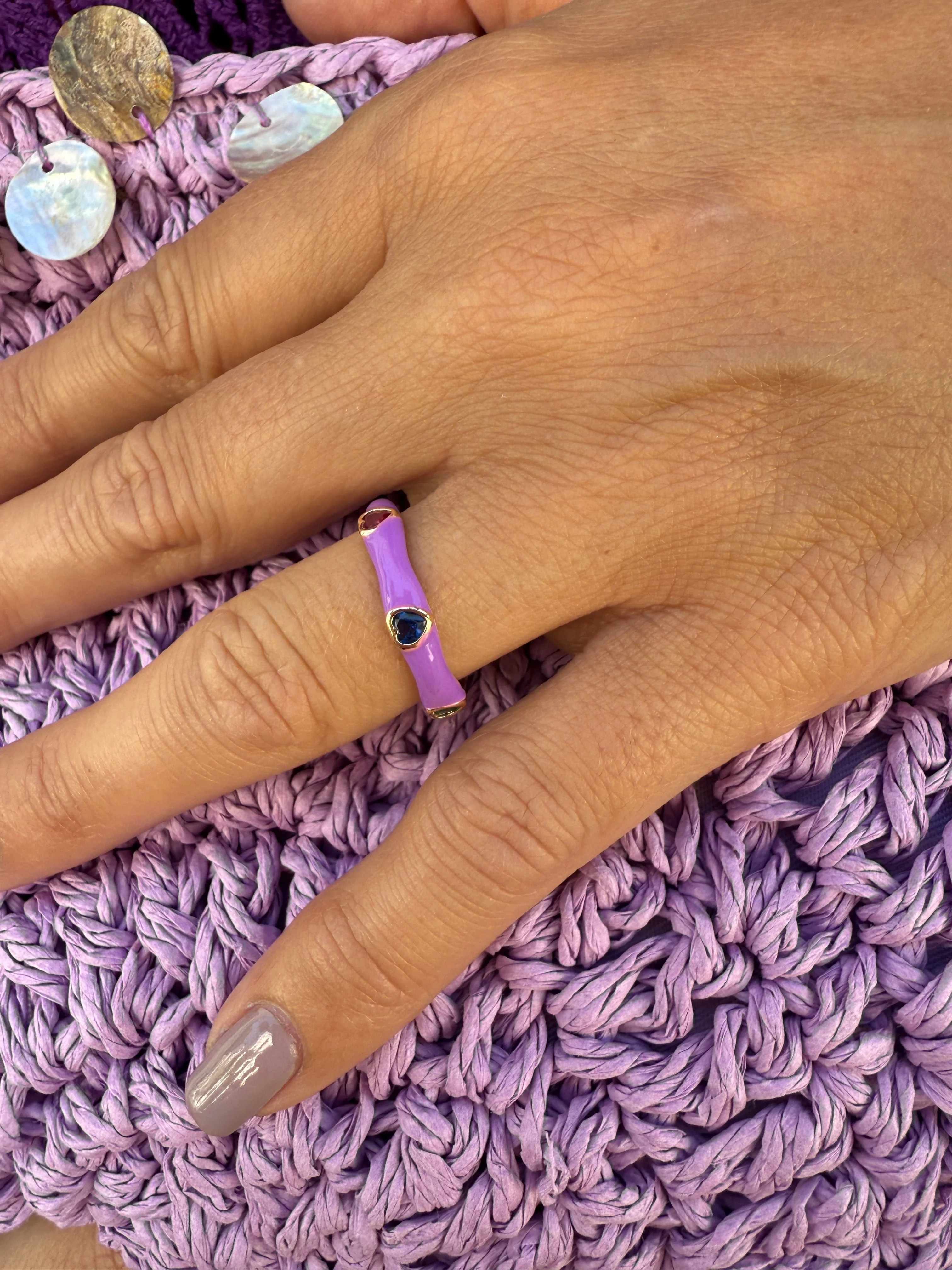 ANILLO ESMALTADO CORAZÓN - Image 3