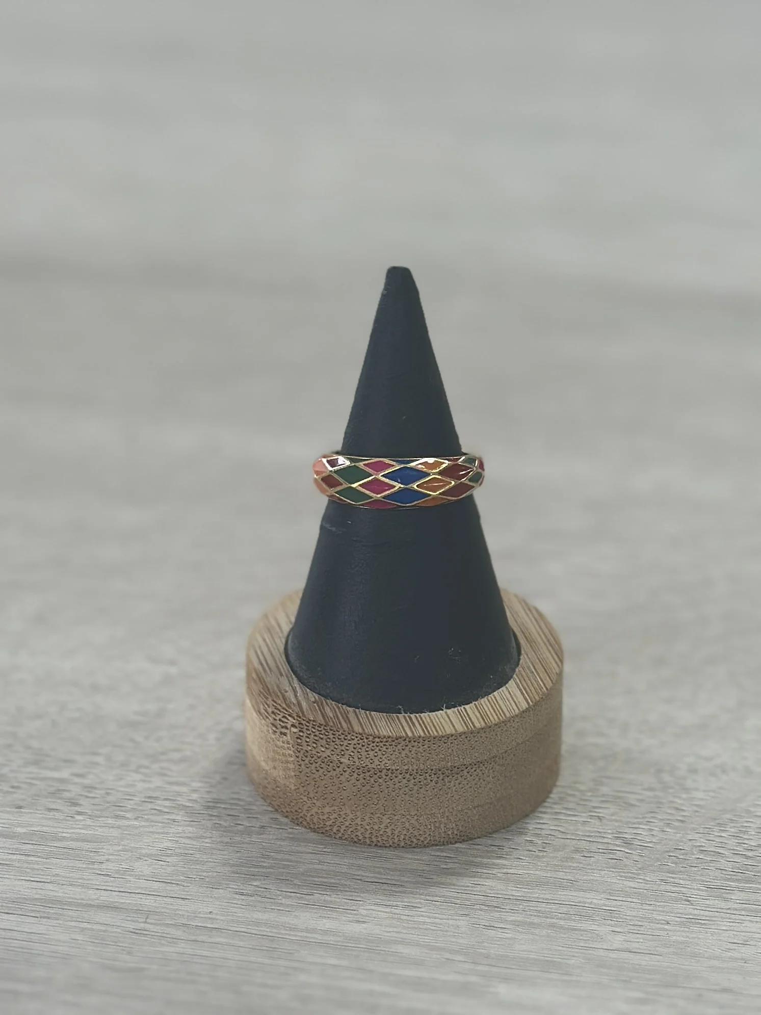 ANILLO ESMALTADO ROMBOS - Image 10