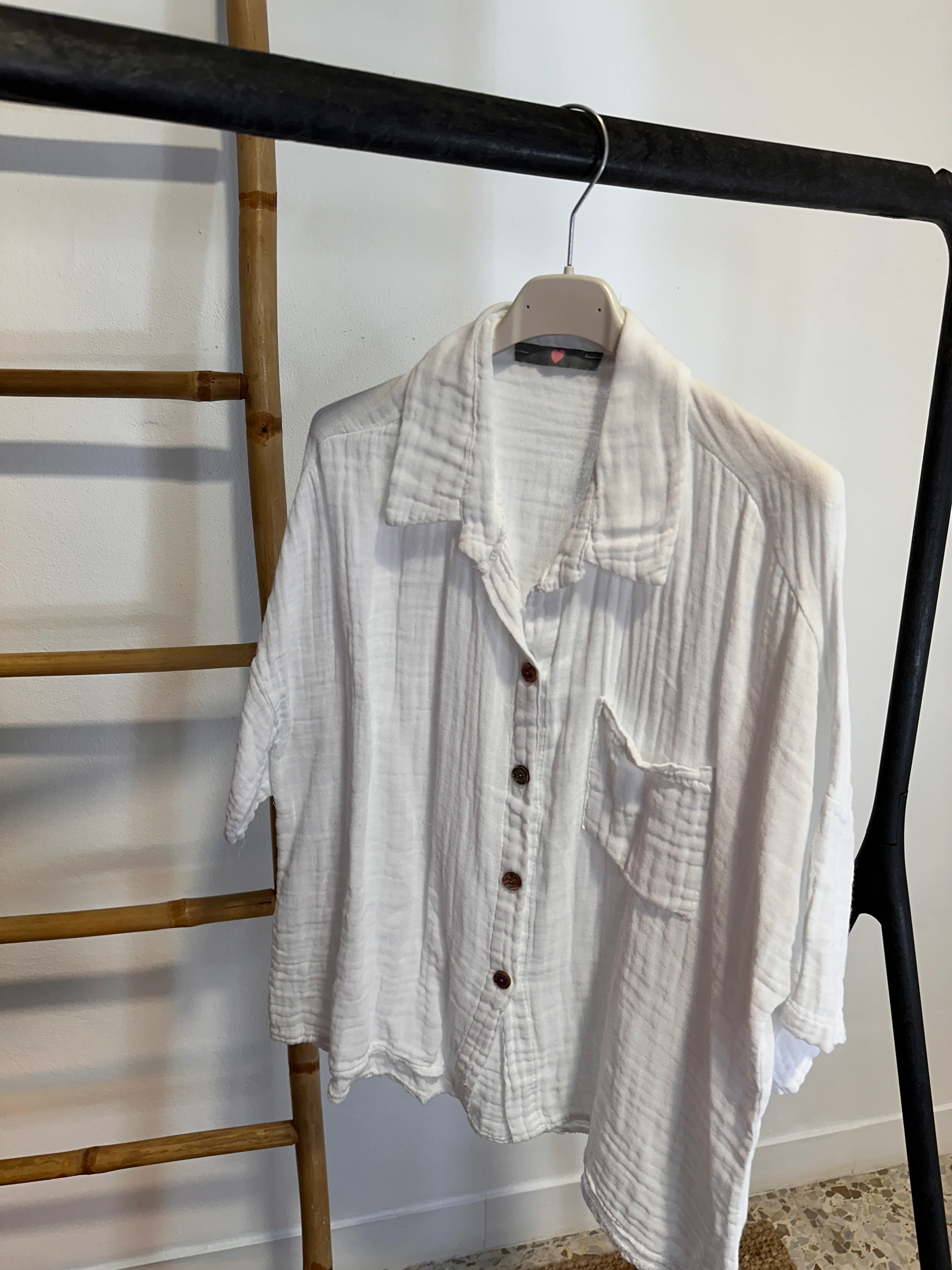CAMISA ALGODÓN ARRUGADO - Image 7