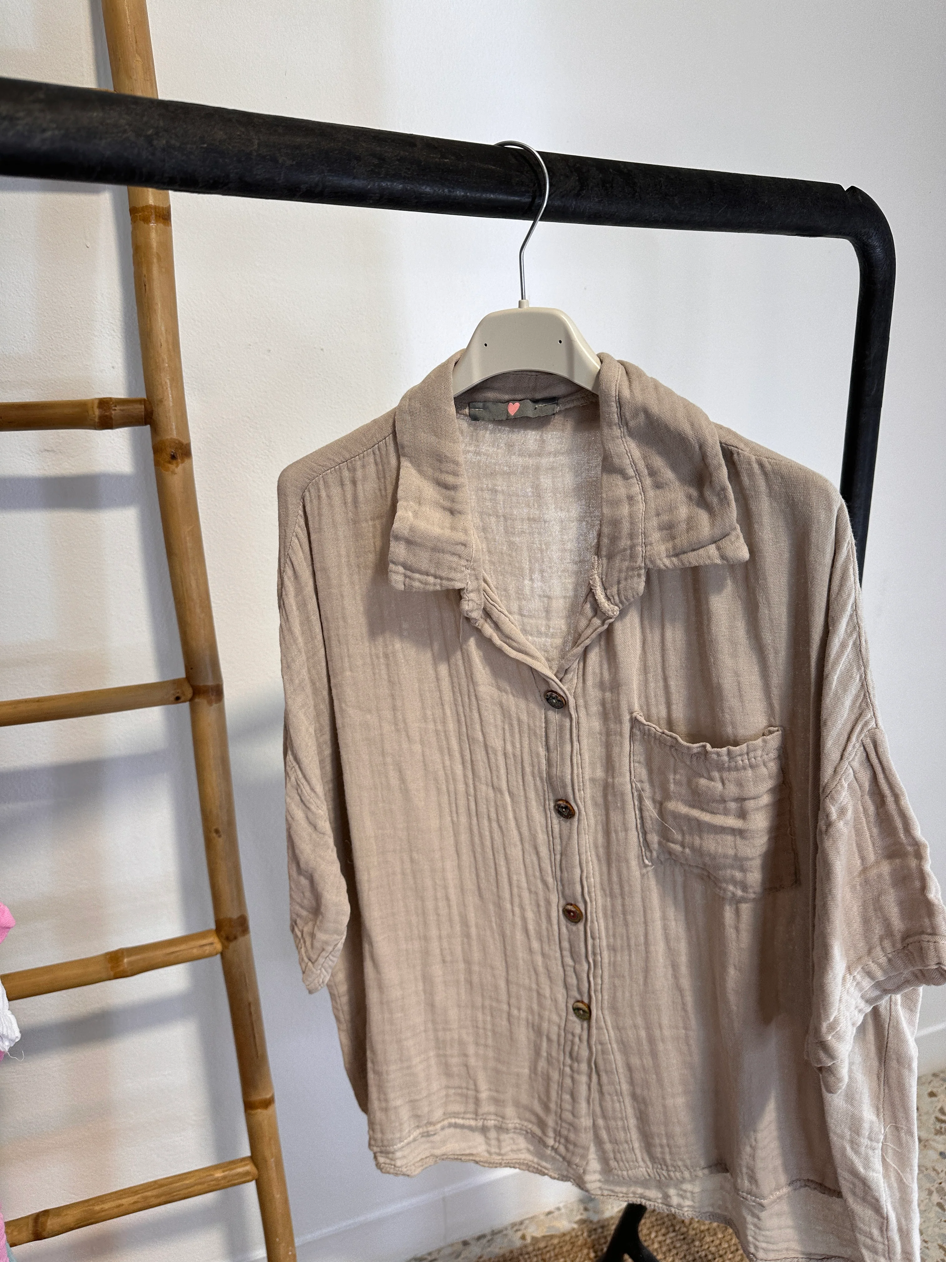 CAMISA ALGODÓN ARRUGADO - Image 8