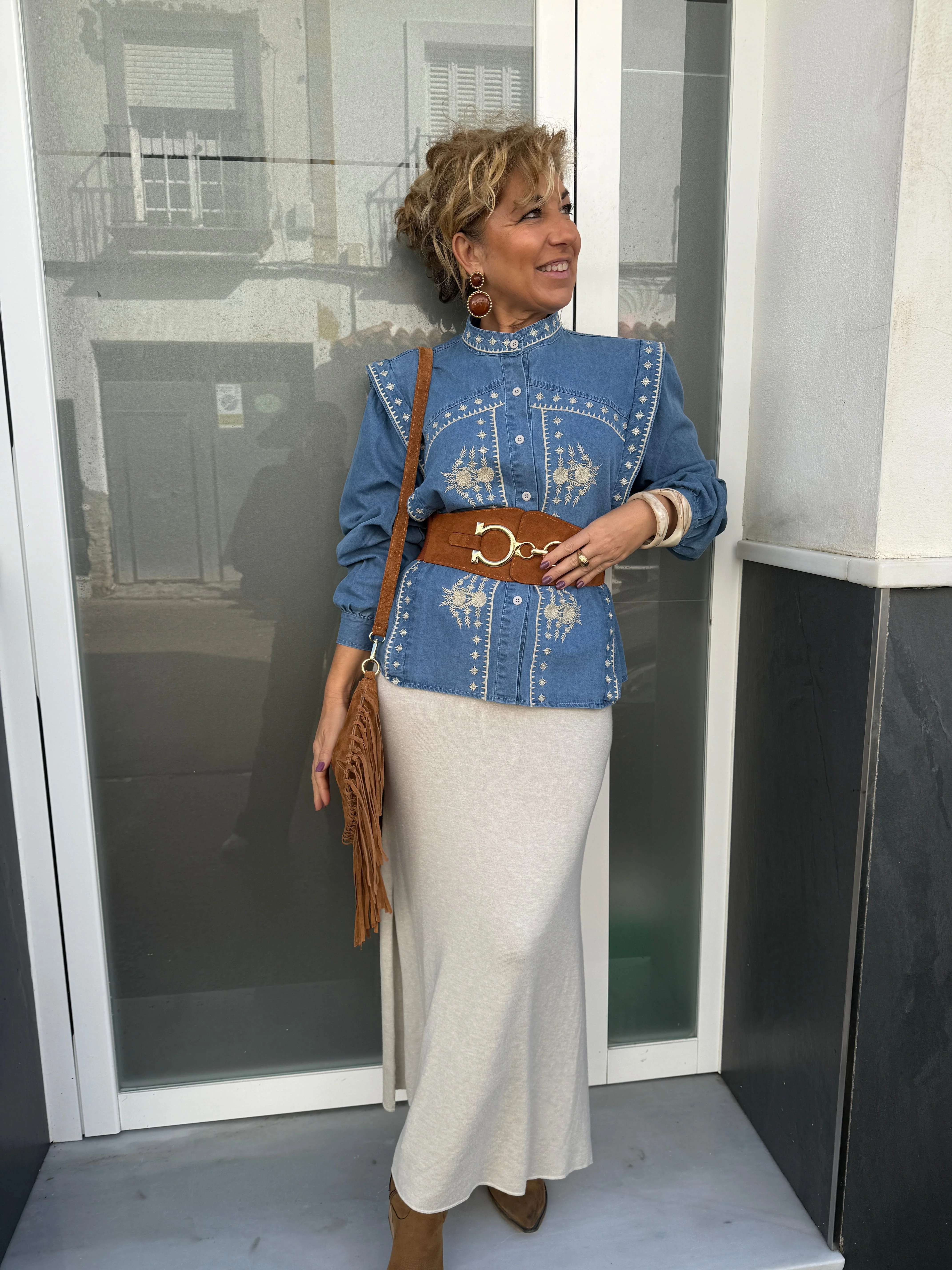CAMISA VAQUERA BORDADA - Image 4