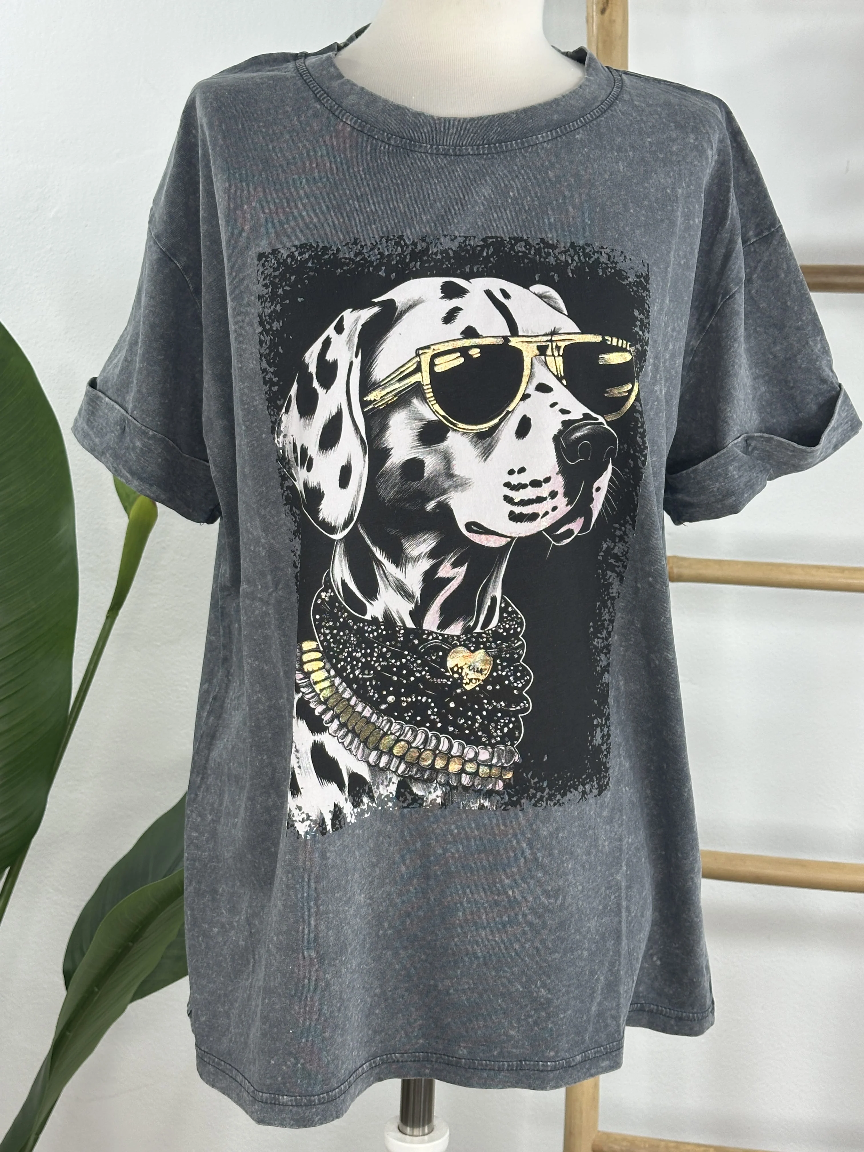 CAMISETA GRIS DIBUJO - Image 3