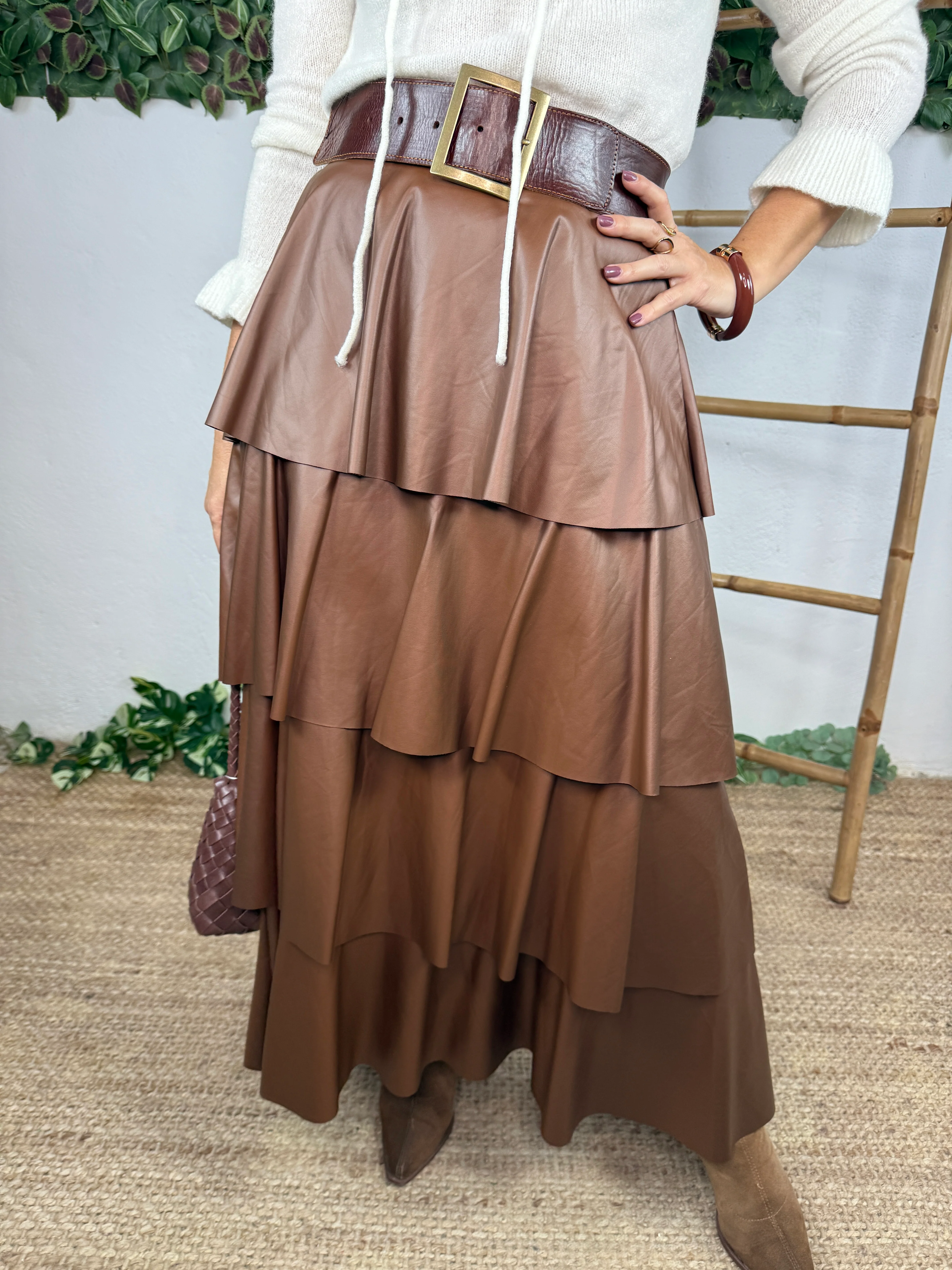 FALDA POLIPIEL VOLANTES - Image 2