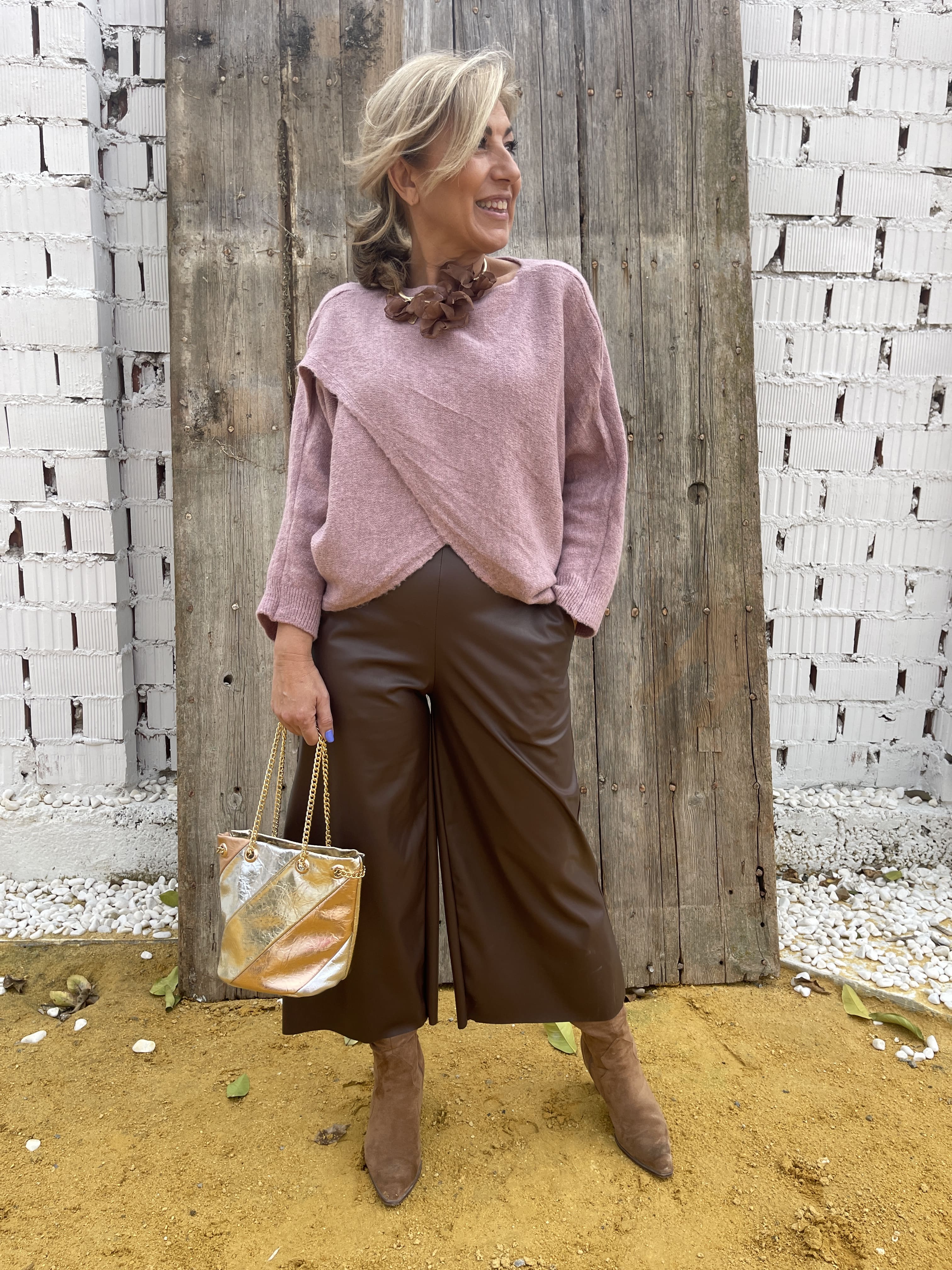 PANTALÓN CULOTTE POLIPIEL - Image 4