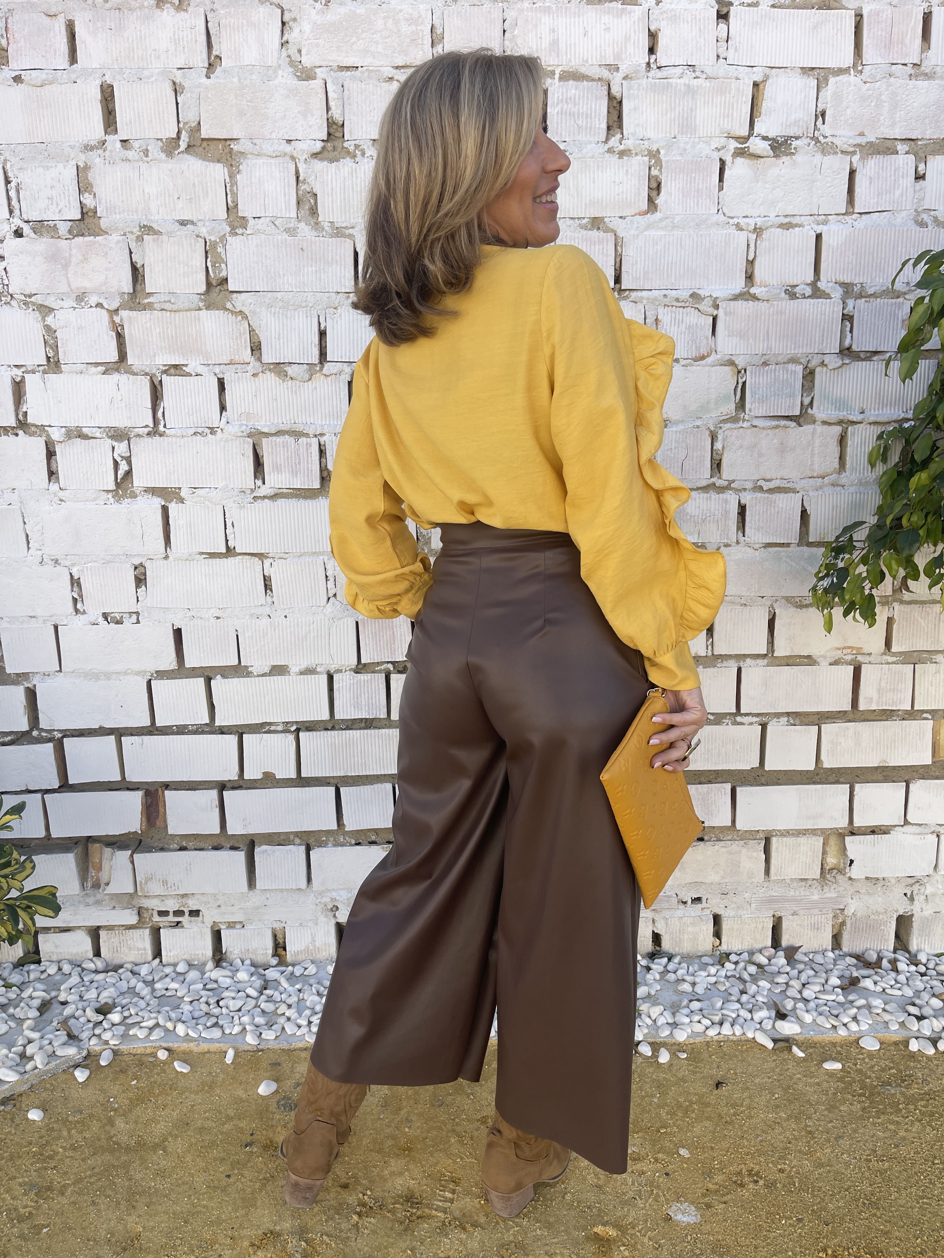 PANTALÓN CULOTTE POLIPIEL - Image 7