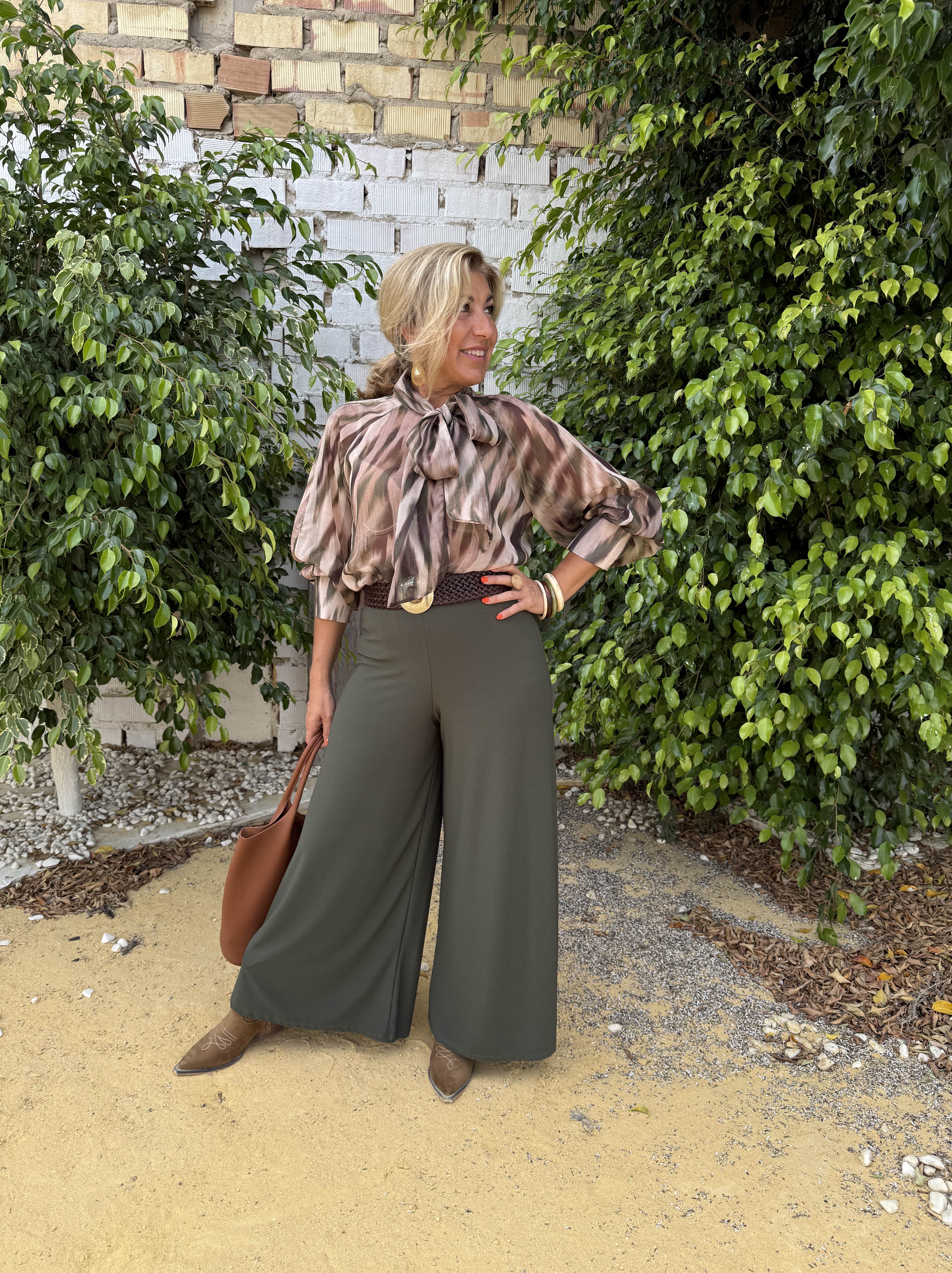 PANTALÓN ELÁSTICO FLUIDO - Image 3