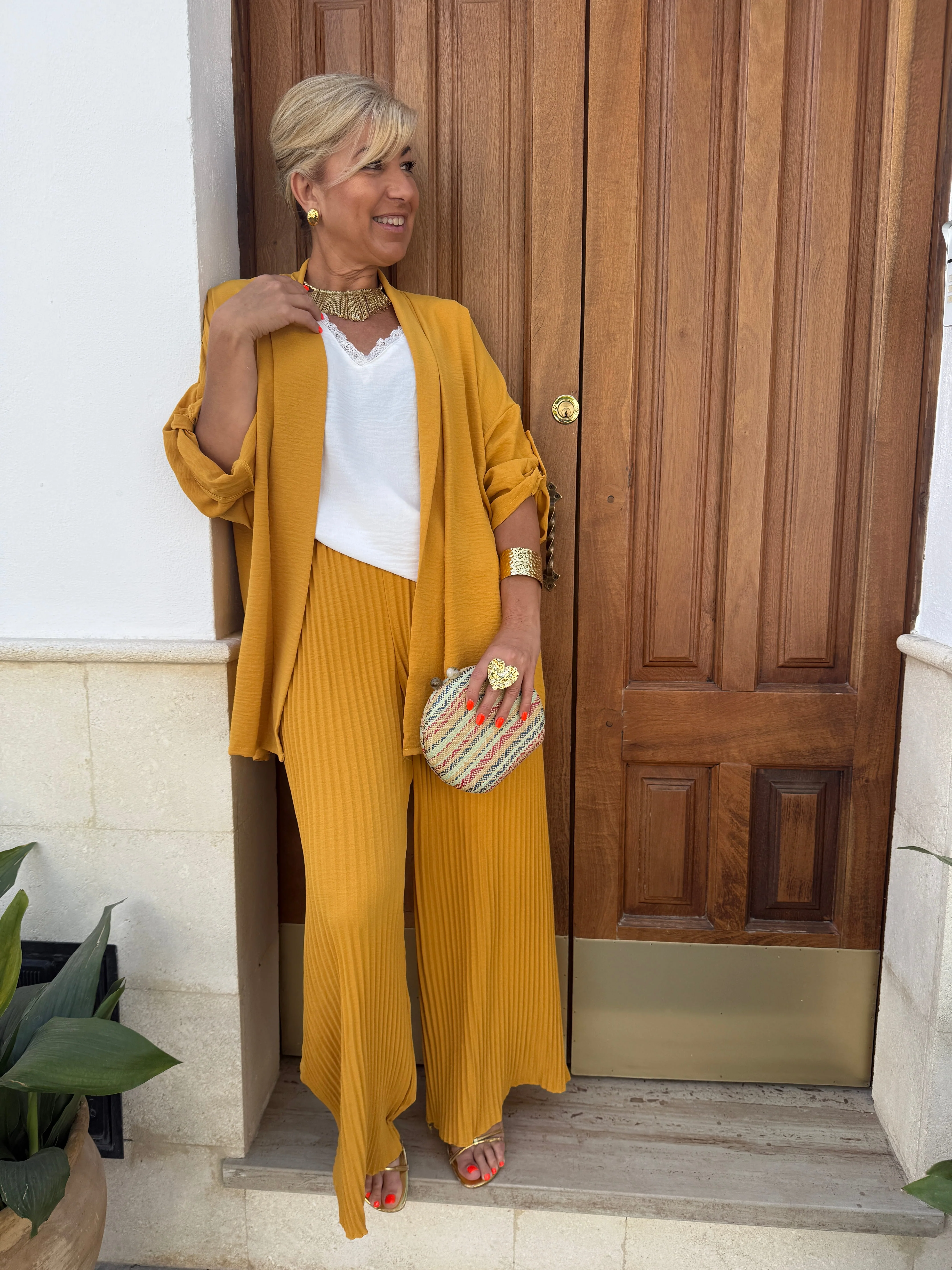TRAJE CHAQUETA PLISADO - Image 6