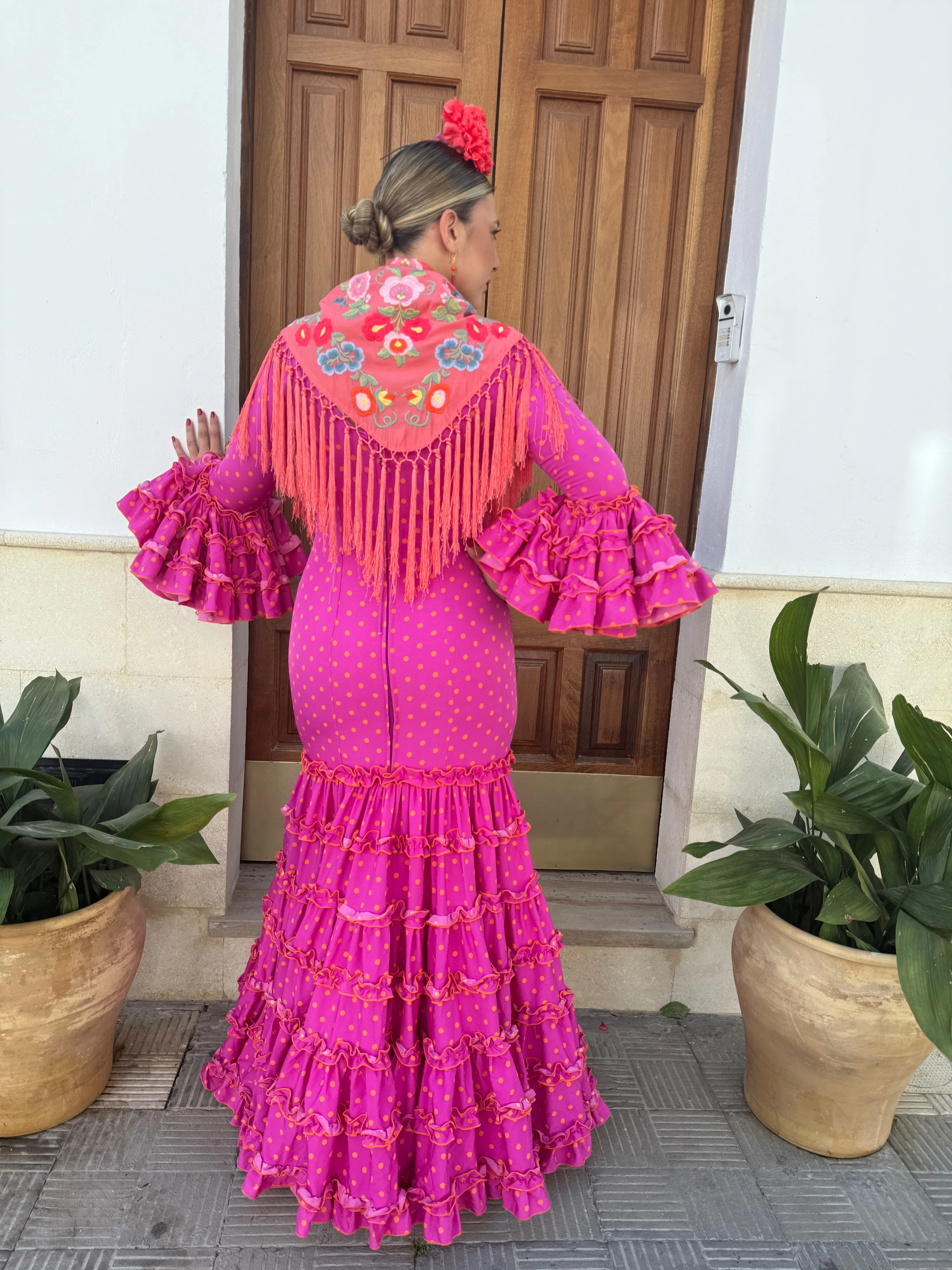 TRAJE DE FLAMENCA TARANTO LUNARES - Image 4