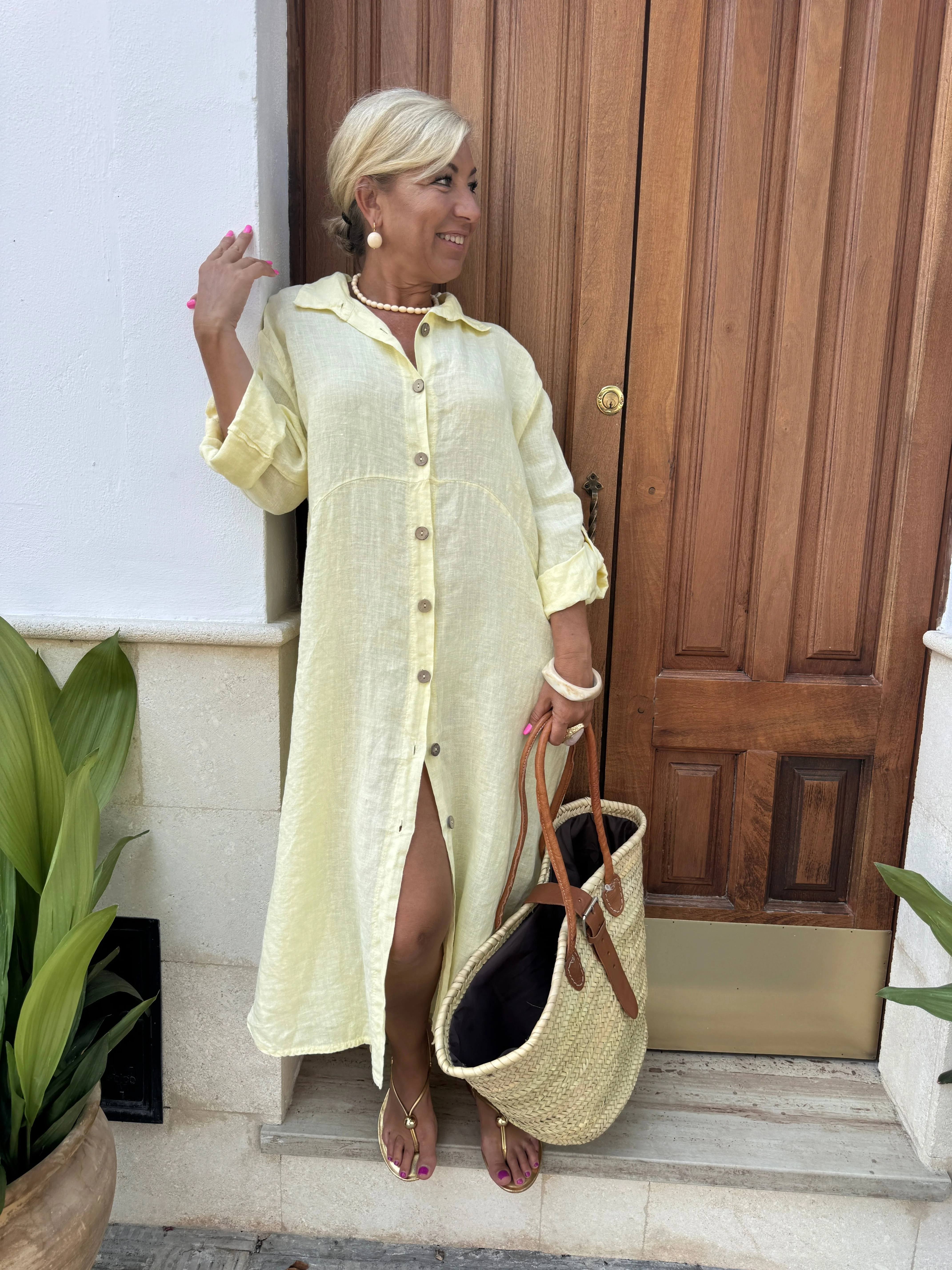VESTIDO CAMISERO SASTRE - Image 2