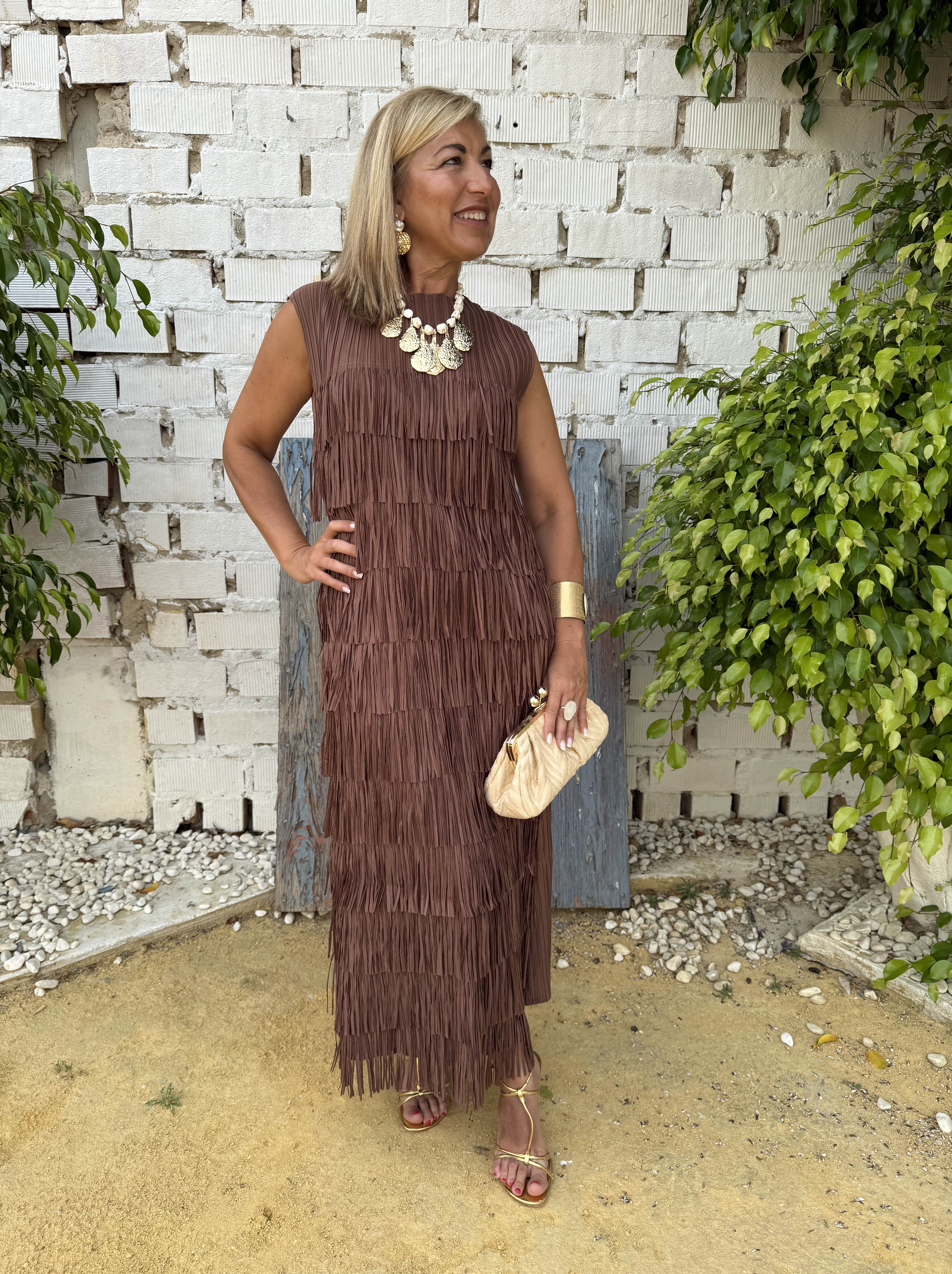 VESTIDO FLECOS SIN MANGA - Image 7